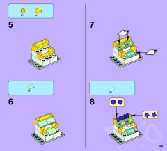 LEGO 41007 instructions page 65 – build guide
