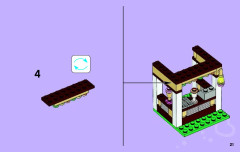 LEGO 41008 instructions page 21 – build guide