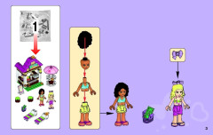 LEGO 41008 instructions page 3 – build guide