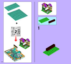 LEGO 41008 instructions page 2 – build guide