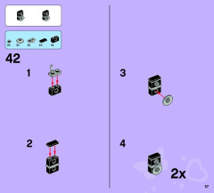 LEGO 41008 instructions page 57 – build guide