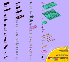 LEGO 41008 instructions page 71 – build guide