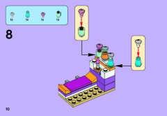 LEGO 41009 instructions page 10 – build guide