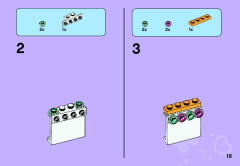 LEGO 41009 instructions page 19 – build guide