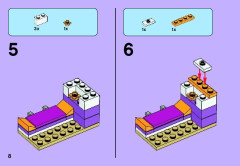 LEGO 41009 instructions page 8 – build guide