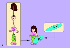 LEGO 41010 instructions page 2 – build guide