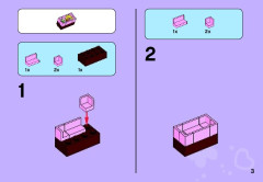 LEGO 41010 instructions page 3 – build guide