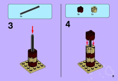 LEGO 41010 instructions page 9 – build guide