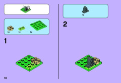 LEGO 41011 instructions page 10 – build guide