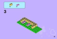 LEGO 41011 instructions page 15 – build guide