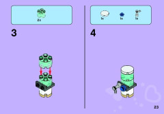 LEGO 41011 instructions page 23 – build guide