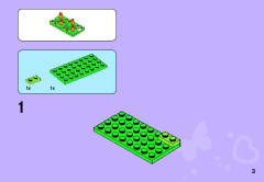 LEGO 41011 instructions page 3 – build guide