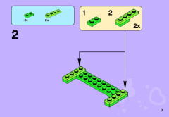 LEGO 41011 instructions page 7 – build guide