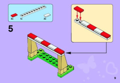LEGO 41011 instructions page 9 – build guide