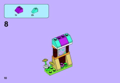 LEGO 41013 instructions page 10 – build guide