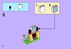 LEGO 41013 instructions page 8 – build guide