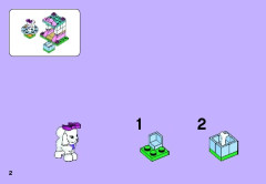 LEGO 41021 instructions page 2 – build guide