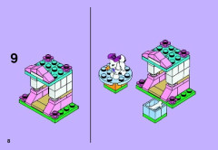 LEGO 41021 instructions page 8 – build guide