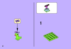 LEGO 41024 instructions page 2 – build guide