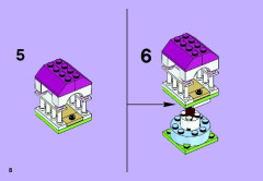 LEGO 41024 instructions page 8 – build guide