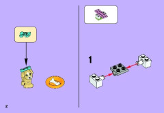 LEGO 41025 instructions page 2 – build guide