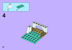 LEGO 41028 instructions page 10 – build guide