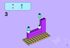 LEGO 41029 instructions page 7 – build guide