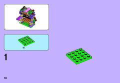 LEGO 41031 instructions page 10 – build guide