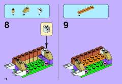 LEGO 41031 instructions page 14 – build guide