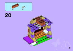 LEGO 41031 instructions page 21 – build guide
