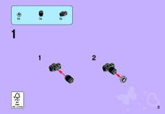 LEGO 41031 instructions page 3 – build guide