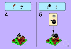 LEGO 41031 instructions page 9 – build guide