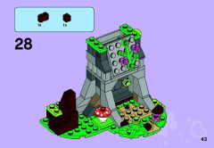 LEGO 41032 instructions page 43 – build guide