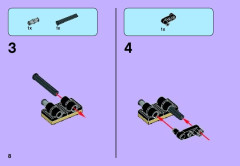 LEGO 41032 instructions page 8 – build guide