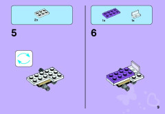 LEGO 41032 instructions page 9 – build guide