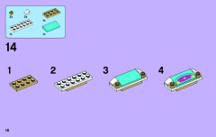 LEGO 41034 instructions page 18 – build guide