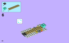 LEGO 41034 instructions page 28 – build guide