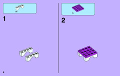 LEGO 41034 instructions page 8 – build guide