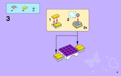 LEGO 41034 instructions page 9 – build guide