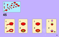 LEGO 41034 instructions page 43 – build guide