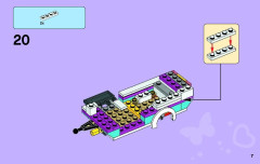 LEGO 41034 instructions page 7 – build guide