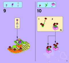 LEGO 41035 instructions page 9 – build guide