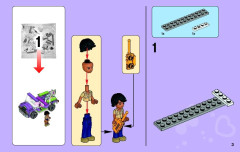 LEGO 41036 instructions page 3 – build guide