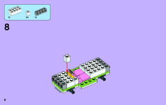 LEGO 41036 instructions page 8 – build guide