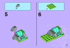 LEGO 41051 instructions page 11 – build guide
