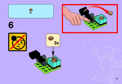 LEGO 41051 instructions page 7 – build guide