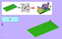 LEGO 41051 instructions page 2 – build guide