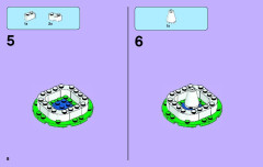 LEGO 41053 instructions page 8 – build guide