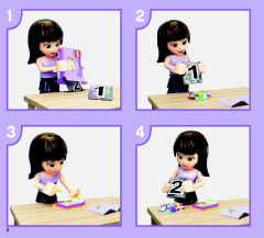 LEGO 41054 instructions page 2 – build guide