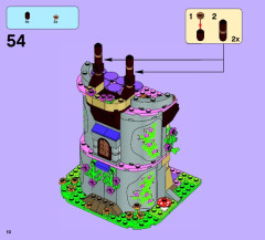 LEGO 41054 instructions page 10 – build guide